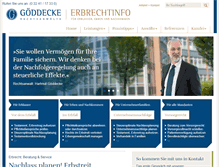 Tablet Screenshot of erb-rechtinfo.de